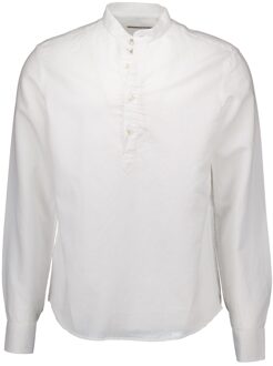 John Miller Lange mouw overhemden Wit - 42 (L)