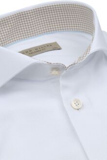 John Miller Overhemd Contrast Wit - 39,41,45