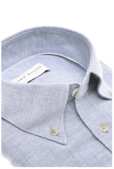 John Miller Overhemd slim fit 5142705 Blauw - 41 (L)