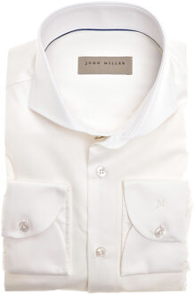 John Miller Overhemd slim fit Wit - 37 (S)
