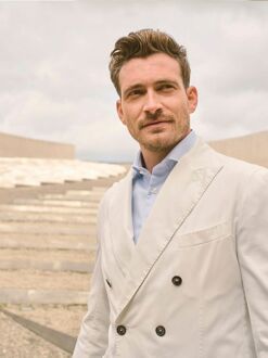 John Miller Overhemd Small Check Lichtblauw - 45