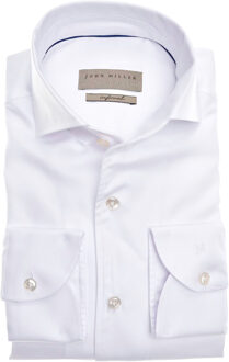 John Miller Overhemd Wit - 43 (XL)