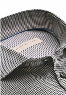 John Miller Slim fit lange mouw overhemden 5140865-650 Bruin - 41 (L)