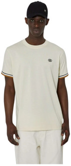 John Richmond Contrast Logo Regular Fit T-shirt John Richmond , White , Heren - 2Xl,Xl,L,S