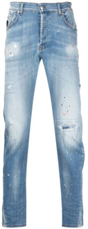 John Richmond Heren Slim-Fit Vintage Denim Jeans John Richmond , Blue , Heren - W32