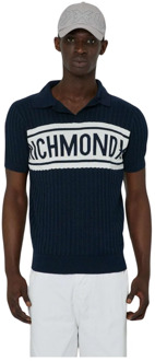 John Richmond Polo Shirts John Richmond , Blue , Heren - Xl,L,M,S,3Xl