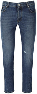 John Richmond Ripped Slim-Fit Jeans John Richmond , Blue , Heren - W33,W32