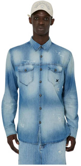 John Richmond Shirts John Richmond , Blue , Heren - Xl,L,M,S