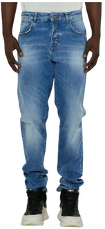 John Richmond Slim Gebleekte Jeans John Richmond , Blue , Heren - W40,W30,W34,W36,W35,W31,W32,W38,W33