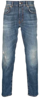 John Richmond Slimme Gescheurde Jeans John Richmond , Blue , Heren - W32,W30,W31,W34,W38,W36