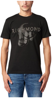 John Richmond T-shirt John Richmond , Black , Heren - M