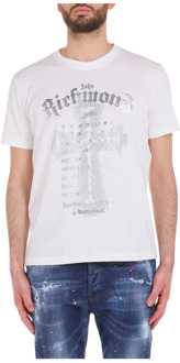 John Richmond T-shirt John Richmond , White , Heren - M,S