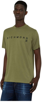 John Richmond T-Shirts John Richmond , Green , Heren - 2Xl,Xl,L,M,3Xl