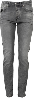 John Richmond Versleten straight leg jeans John Richmond , Gray , Heren - W31,W35,W34,W36,W37,W30,W32,W33