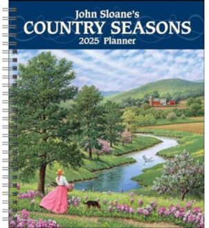 John Sloane's Country Seasons 12-Month 2025 Monthly/Weekly Planner Calendar - Sloane, John