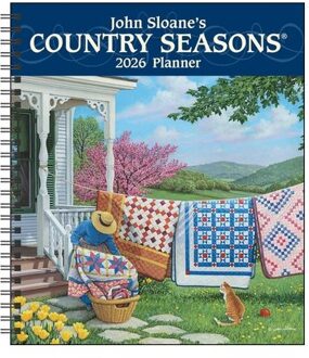 John Sloane's Country Seasons® 12-Month 2026 Monthly/Weekly Planner Calendar - John Sloane