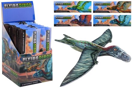 John Toy Dinosaurus foamvliegtuigje Multikleur