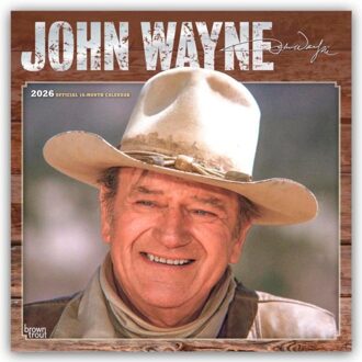 John Wayne 2026 - 16-Monatskalender - Browntrout Wandkalender - Browntrout Publishers