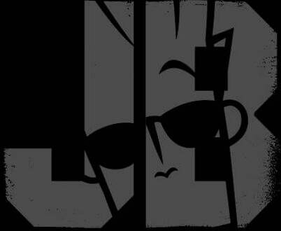 Johnny Bravo JB Sillhouette Women's T-Shirt - Black - M Zwart