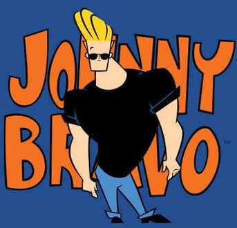 Johnny Bravo Pose Men's T-Shirt - Royal Blue - XL