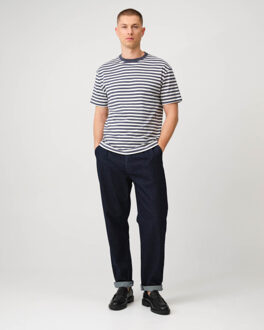 Johnny t-shirt met korte mouwen Blauw