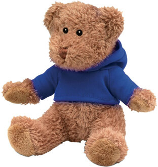 Johnny teddybeer pluche speelgoed - maat One size Blauw