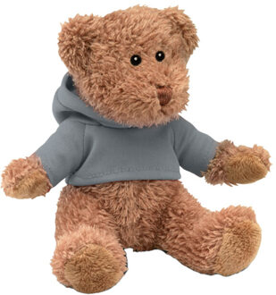 Johnny teddybeer pluche speelgoed - maat One size Grijs