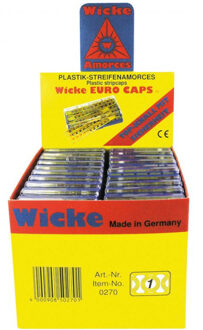 Johntoy Ammorces knalpatronen strip - 100x plaffertjes voor speelgoedwapens Multi