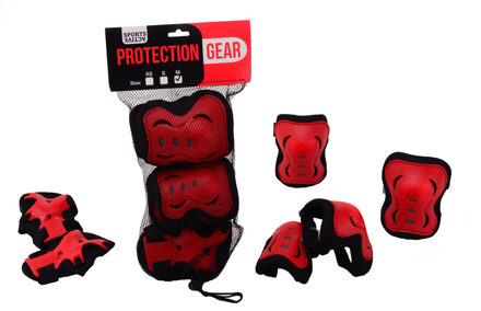 Johntoy Beschermset Sports Active Junior Rood Maat M