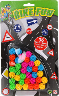 Johntoy Bike fun spaakkralen 45 op kaart Multikleur