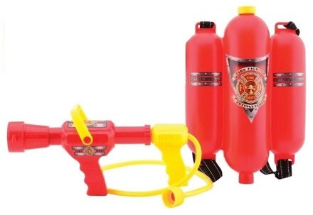 Johntoy Brandweer waterpistool brandblusser rugzak met spuit