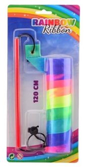 Johntoy Danslint regenboog - 120 cm - Turnlint in verschillende kleuren - Gymnastiek speelgoed Multi