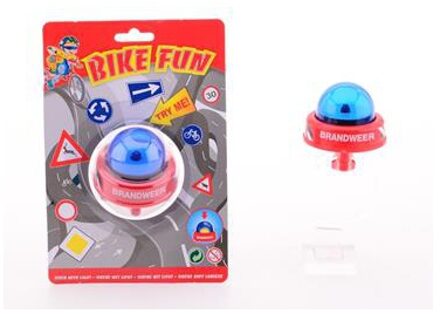 Johntoy Fiets sirene - brandweer geluid - fietsbel - voor kinderfiets