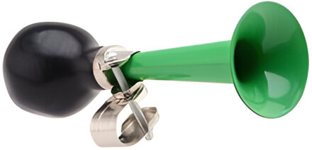 Johntoy Fiets toeter - metaal - groen - Kinderen - Kinderfiets - luchthoorn - retro knijptoeter