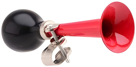 Johntoy Fiets toeter - metaal - rood - Kinderen - Kinderfiets - luchthoorn - retro knijptoeter