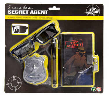 Johntoy Geheim Agent Speelset Zwart