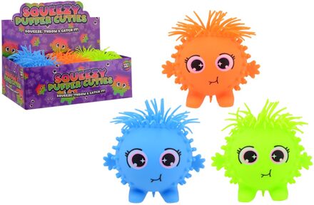 Johntoy John Toy Fluffy Puffer monster Ø13cm verschillende