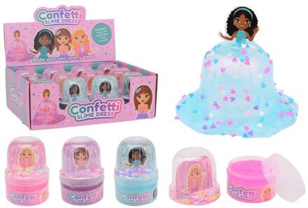 Johntoy John Toy Glitterjurk slijmfiguur verschillende