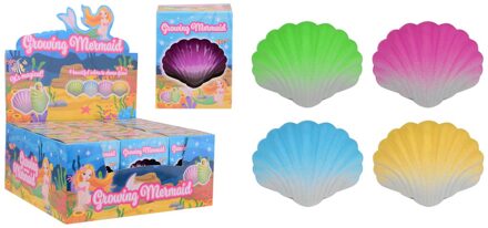 Johntoy John Toy Groeiende zeemeermin in schelp verschillende