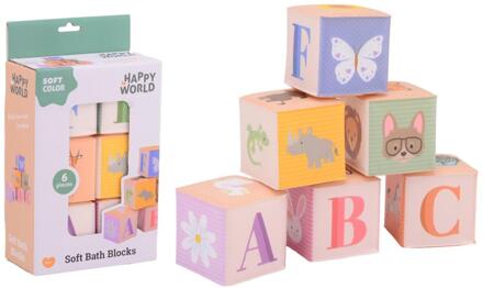 Johntoy John Toy Happy World 6 bad blokken multi