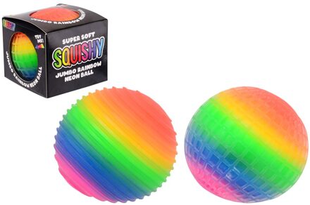 Johntoy John Toy Jumbo Squishy rainbow bal Ø10cm multi