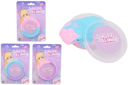 Johntoy John Toy Puff glitter slijm op kaart verschillende