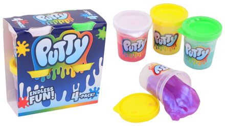 Johntoy John Toy Putty Slime 4-pack Assorti