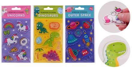 Johntoy John Toy Raamstickers herbruikbaar verschillende