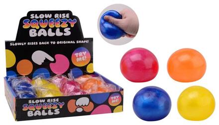Johntoy John Toy Slow rise Squeezy bal Ø9cm verschillende