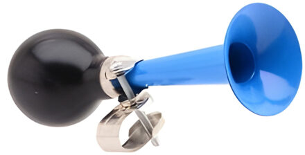 Johntoy Luchthoorn fietstoeter blauw - Fietstoeters