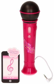 Johntoy Microfoon Sing Along Roze 22 Cm