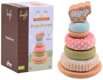Johntoy Mike & Molly Stapeltoren + zachte ringen multi