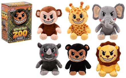 Johntoy Pluche dier XL in doos 6 assorti verschillende