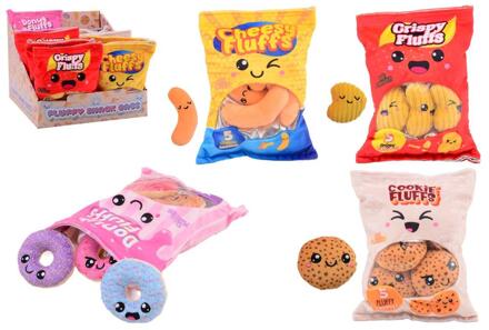 Johntoy Plush & Play Snack zakjes verschillende